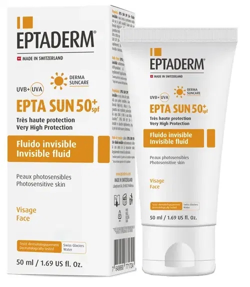 Epta Sun 50+ Fluido Invisibile Viso 40 ml