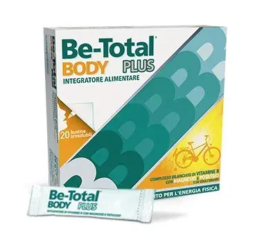 Betotal Body Plus Integratore di Vitamine B con Magnesio e Potassio 20 Bustine