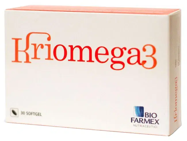 Kriomega 3 Integratore di Olio di Krill con Omega 3 30 capsule softgel