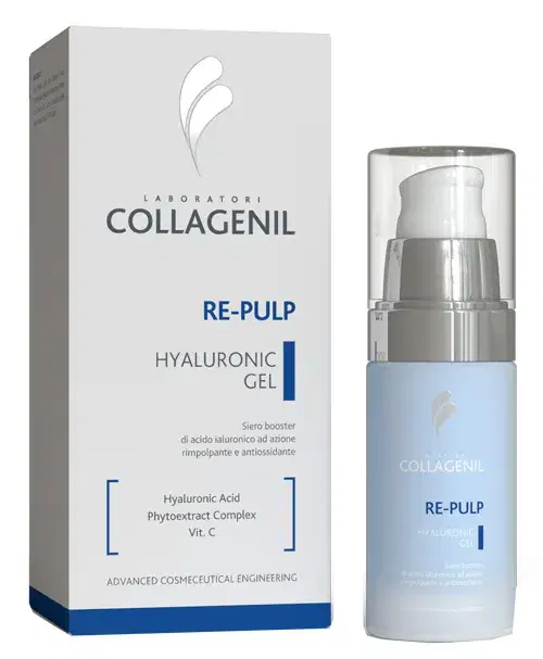 Collagenil Re-pulp Hyaluronic Gel Siero Viso Booster di Acido Ialuronico 30 ml