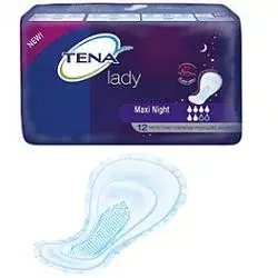 Tena Lady Maxi Night Assorbenti Pannolone Sagomato 12 Pezzi