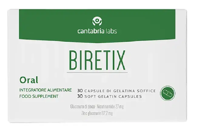 Biretix Oral Integratore Antiossidante 30 Capsule