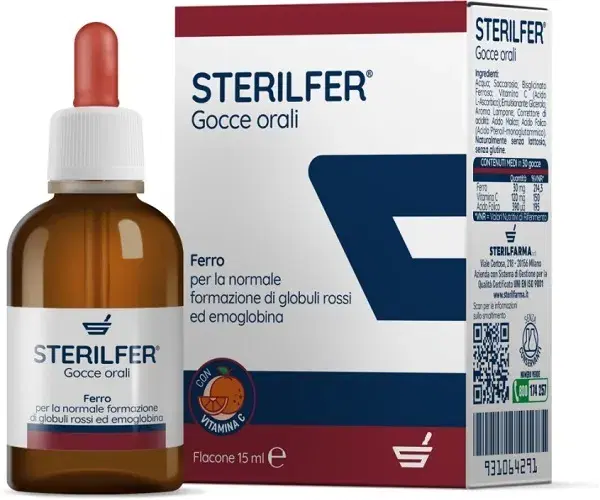 Sterilfarma Sterilfer Integratore a Base di Ferro Gocce 15 ml