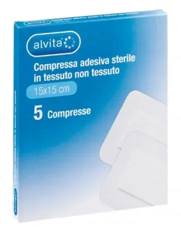 Alvita Garza Adesiva Sterile 15x15cm