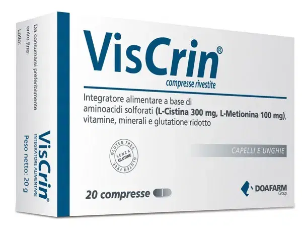 Doafarm Group Viscrin Integratore per Capelli e Unghie 20 Compresse