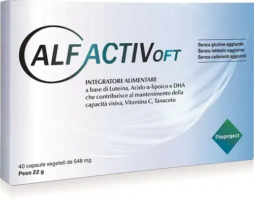 Alfactiv Oft Integratore Benessere Visivo 40 Compresse