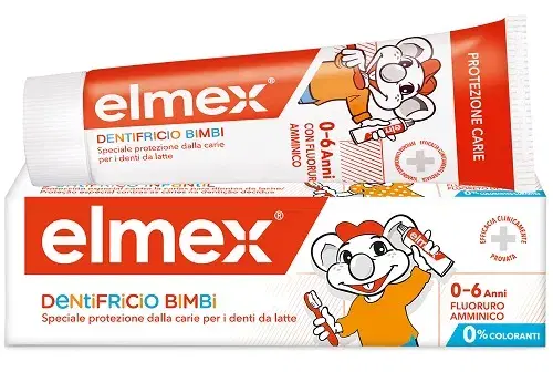 Elmex Dentifricio Bimbi Protezione 0-6 Anni Protezione Denti da Latte 50 ml