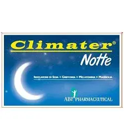Climater Notte Integratore per la Menopausa e il Sonno 20 Compresse