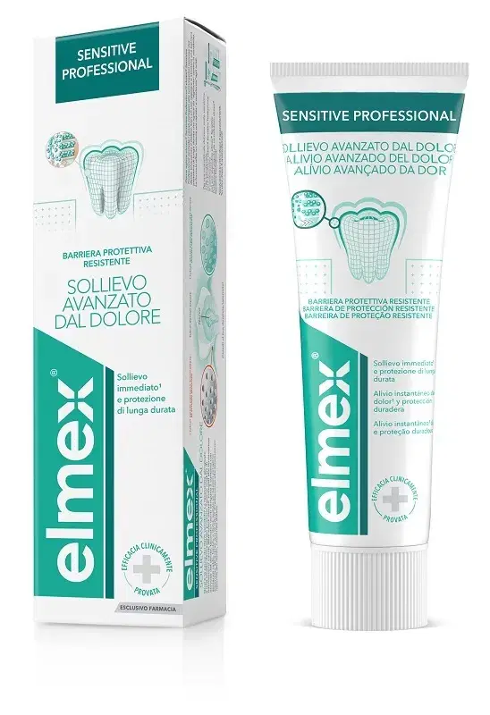 Elmex Sensitive Professional Dentifricio con Sollievo Immediato dal Dolore 75 ml