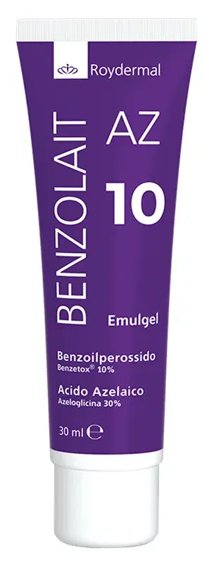 Benzolait AZ 10 Emulgel Trattamento Anti-Acne 30 ml