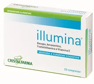 Cristalfarma Illumina Integratore Memoria e Funzioni Cognitive 20 Compresse