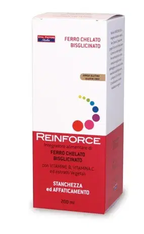 Farmaderbe Reinforce Ferro Chelato Integratore 200 ml