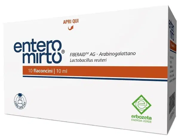 Erbozeta Entero Mirto Integratore Alimentare 10 Flaconcini da 10 ml