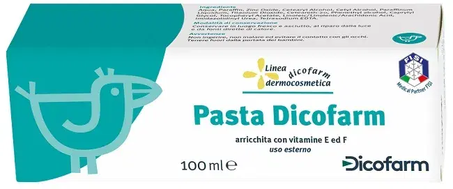 Dicofarm Linea Dermatologica Pasta Vitaminica Protettiva Lenitiva 100 ml