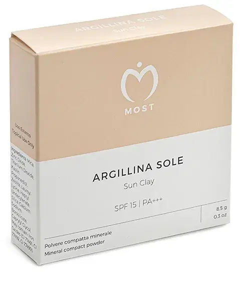 Most Argillina Sole Polvere Compatta Cosmetica Colore Neutro 8,5 g