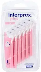 Interprox Plus Nano Rosa Scovolino Cilindrico PHD 0.6mm 6 Pezzi