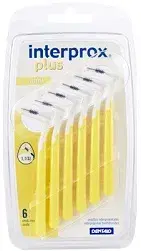 Interprox Plus Mini Scovolino Cilindrico Giallo Phd 1.1 mm 6 Pezzi