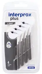 Interprox Plus X-Maxi Soft Scovolino Conico Phd 2.4 mm Grigio 4 Pezzi