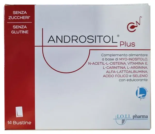 Lo.Li.Pharm Linea Minerali e Vitamine Andrositol Plus Integratore 14 Buste