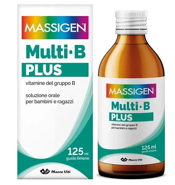 Massigen Dailyvit+ Multi B Integratore Sciroppo di Vitamine e Minerali 125 ml