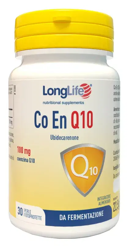 LongLife Linea Antiossidanti Co En Q10 100 mg Integratore Alimentare 30 Perle