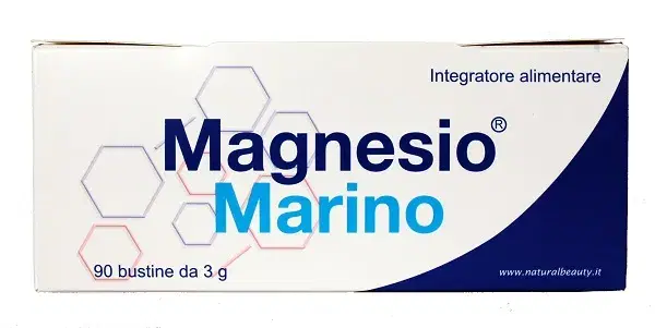 Natural Beauty Magnesio Marino Integratore 90 Bustine