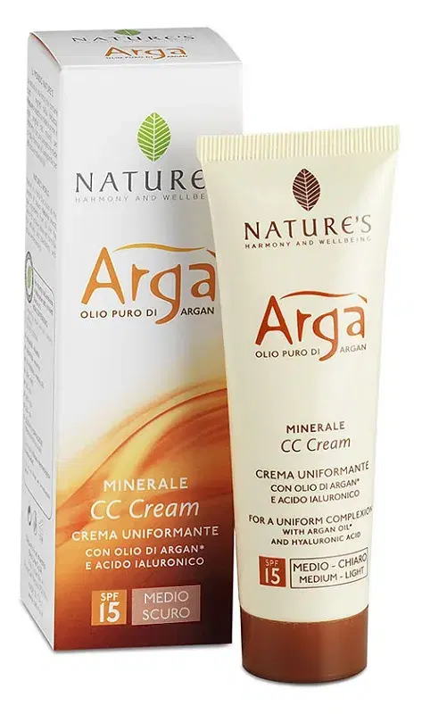 Arga  CC Cream Viso Idratante Tonalità Media/Scura