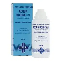 Acqua Borica DM per Bagno Oculare Sterile Pulente e Lenitivo 500 ml