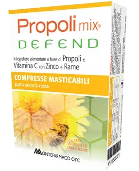Propoli Mix Defend Integratore Sistema Immunitario 30 Compresse Masticabili