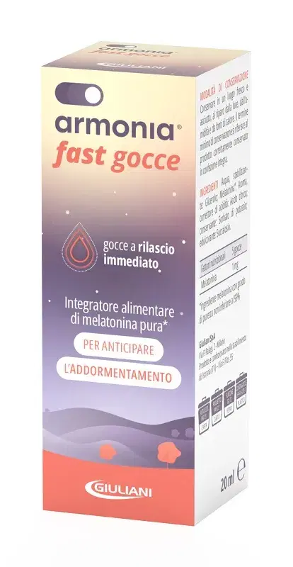 Armonia Fast Integratore per il Sonno con Melatonina in Gocce 20 ml