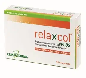 Cristalfarma Relaxcol Plus Integratore con Funzione Digestiva 30 Compresse