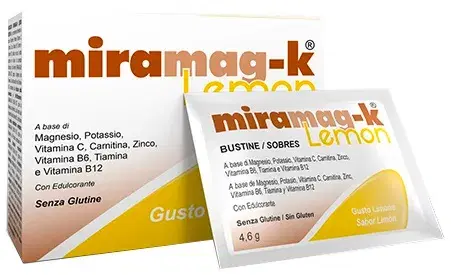 Miramag-k Lemon Integratore per l'Affaticamento e la Stanchezza 20 Bustine