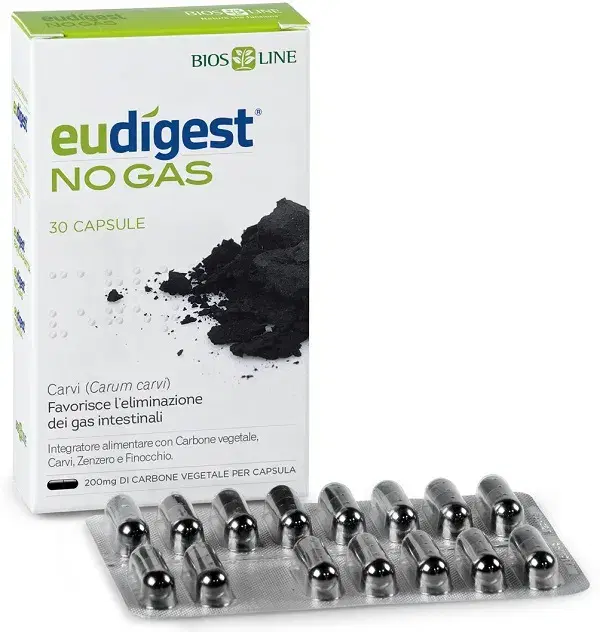 Bios Line Eudigest No Gas Integratore Per Eliminare I Gas Intestinali 30 Capsule