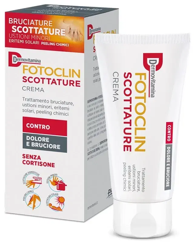 Dermovitamina Fotoclin Scottature Crema Trattamento Bruciatore 150 ml