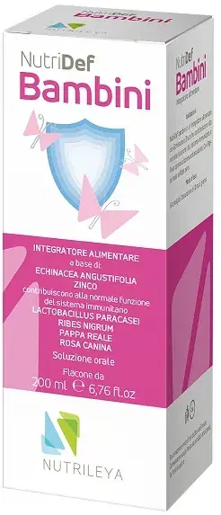 Nutridef Integratore per il sistema Immunitario dei  Bambini 200ml