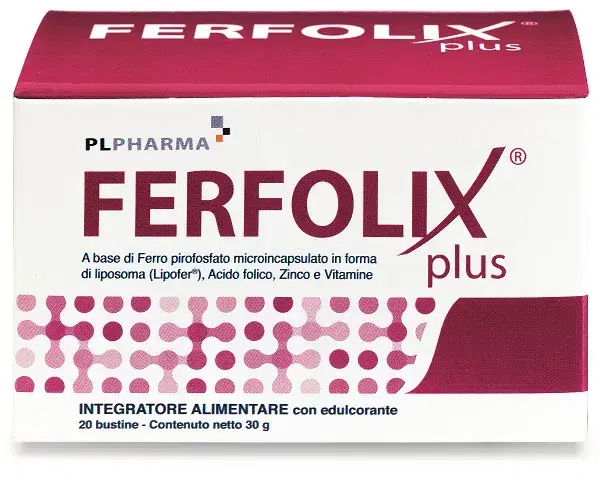 Pl Pharma Ferfolix Plus 20 Bustine