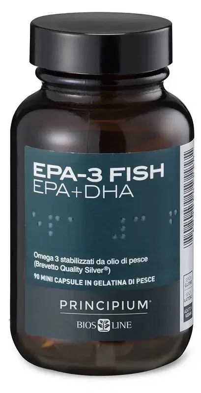 Epa-3 Fish 1400 Mg Integratore di Omega3 per Cuore e Colesterolo 90 capsule