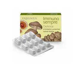 Erbamea Immuno Sempre Defence Integratore per il Sistema Immunitario 24 Capsule