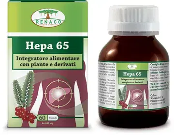 Renaco Hepa 65 Integratore Alimentare 60 Capsule