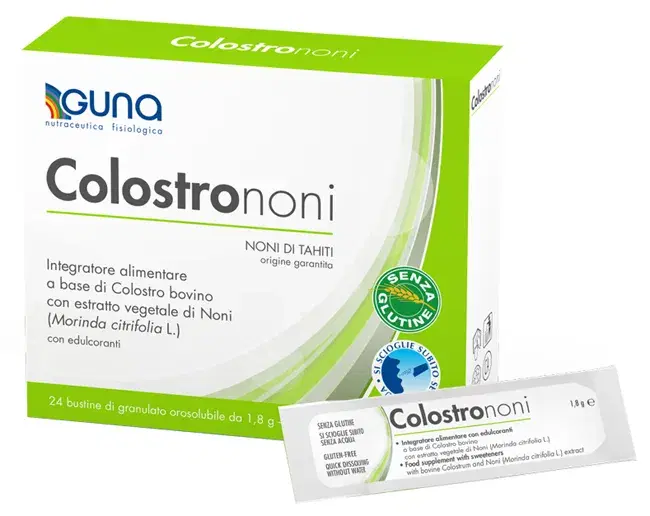 Guna Colostrononi Integratore Alimentare Senza Glutine 24 Bustine Orosolubili