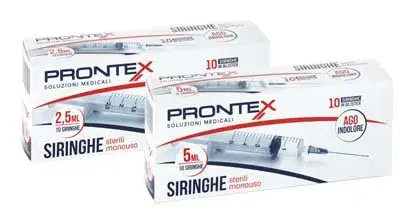 Siringa Prontex 2,5ml 10 Pezzi