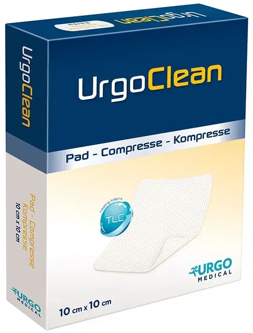 Urgoclean Medicazione Sterile In Garze Compresse 10x10 cm 10 Pezzi