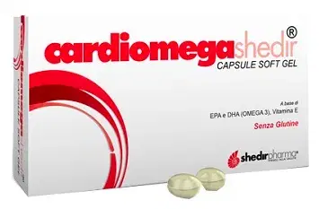 Cardiomega Shedir Complemento Alimentare Vitamina E Omega 3 30 Capsule