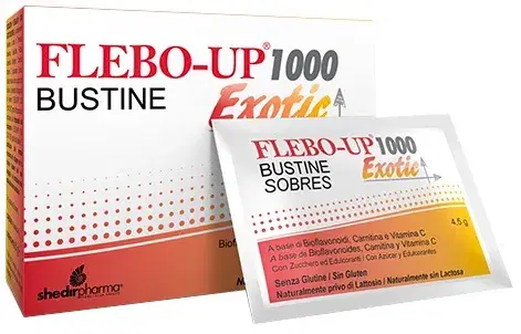 Flebo-up 1000 Exotic Integratore Alimentare Gusto Esotico 18 Bustine