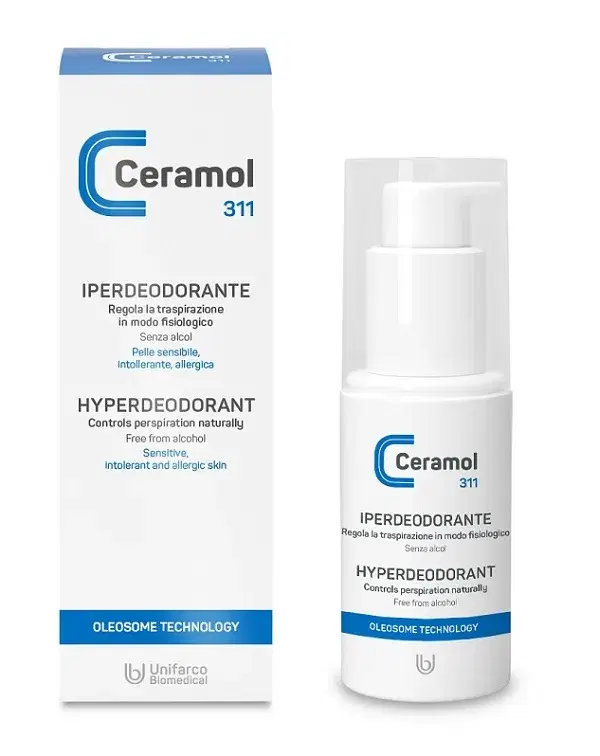 Ceramol 311 Iperdeodorante Deodorante in Crema Anti-Traspirante 75 ml