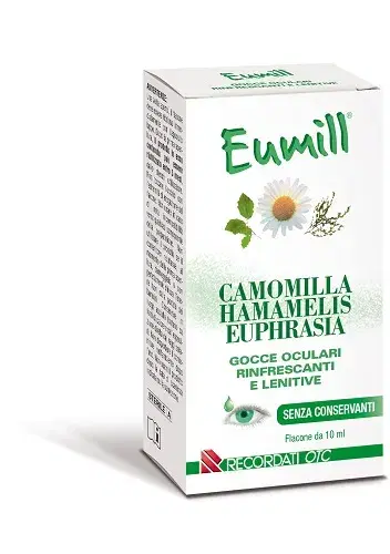 Eumill Gocce Oculari Rinfrescanti e Lenitive a Base di Camomilla Flacone 10 ml