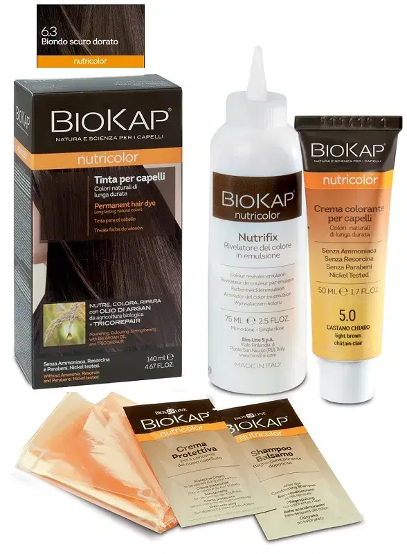 Biokap Nutricolor Tinta Per Capelli Colore 6.3 Biondo Oro Scuro