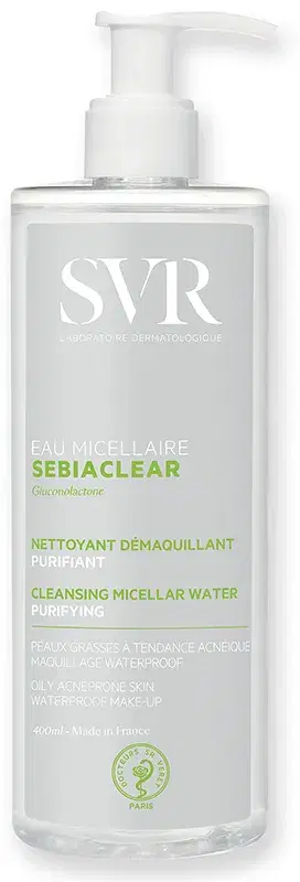SVR Sebiaclear Acqua Micellare Purificante Struccante per Pelli Acneiche 400 ml