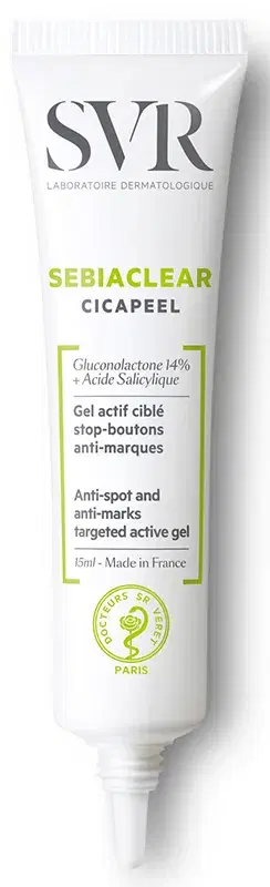 Laboratoire Svr Sebiaclear Cicapeel Gel Attivo Azione Mirata Antimperfezioni 15ml