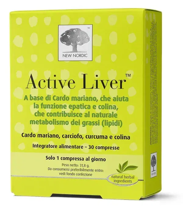 Active Liver Integratore per la Funzione Epatica 60 Compresse